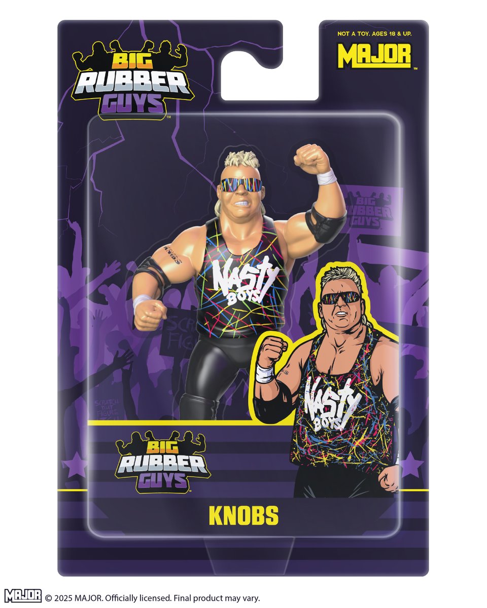 TTDWrestling's tweet image. Packaging art for Big Rubber Guys Series 15!

Available to order now from CollectMajor.com!

#CollectMajor #BigRubberGuys #NastyBoys #PaulEllering