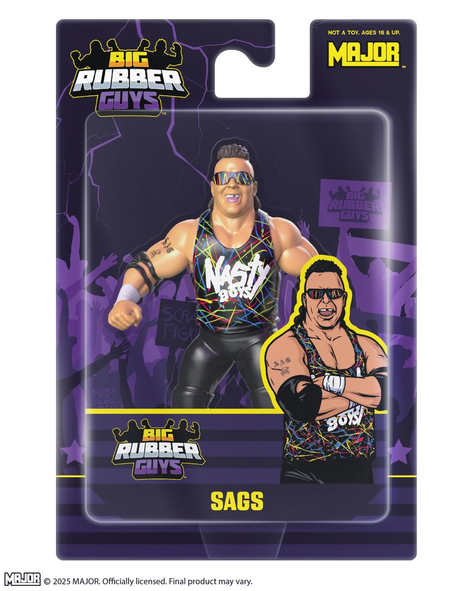 TTDWrestling's tweet image. Packaging art for Big Rubber Guys Series 15!

Available to order now from CollectMajor.com!

#CollectMajor #BigRubberGuys #NastyBoys #PaulEllering