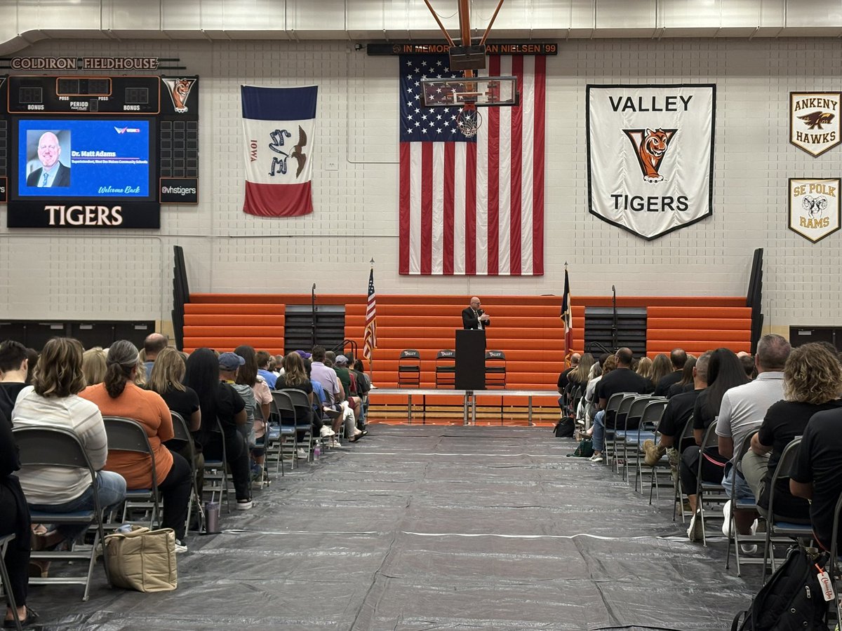 WHAT’S GREAT TODAY? 

The <a href="/WDMCS/">West Des Moines Community Schools</a> All Staff Welcome Back! 

Thank you, <a href="/WestDesMoines/">West Des Moines</a> and <a href="/Madamsiowa/">Matt Adams</a> !