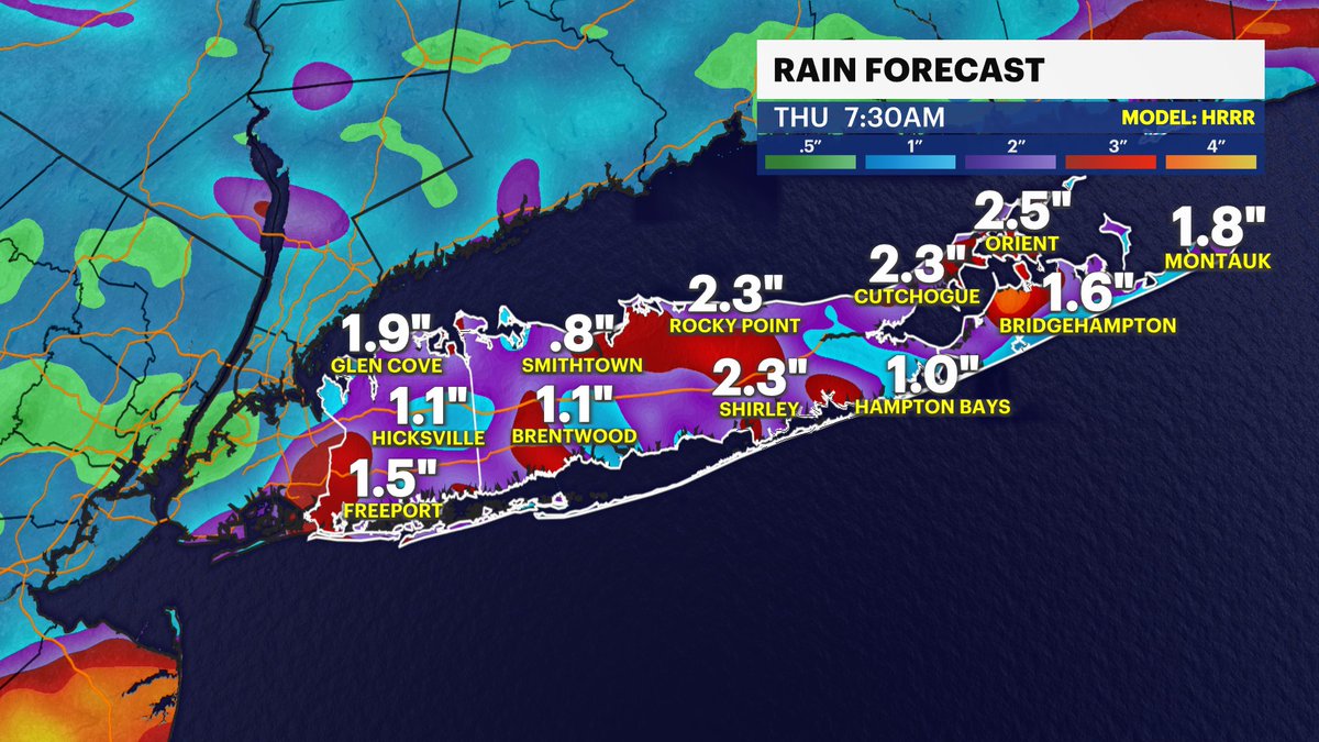 Wednesday evening &amp; overnight is trending WETTER
Some of the model guidance is hinting at a quick surge of tropical moisture Wednesday night that can bring localized flooding. 

Not all the models have this, but we have to keep an eye on it.