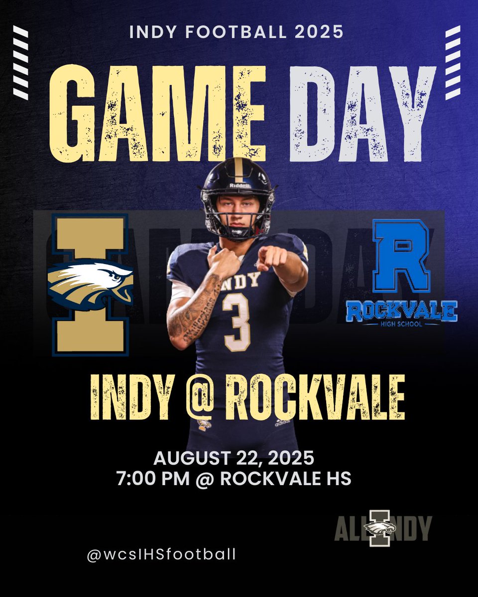 Independence Football (@wcsihsfootball) on Twitter photo 2025 Indy🏈 season begins this Friday 8/22 7pm <a href="/Rockvale_FB/">Rockvale Rockets Football</a> <a href="/wcsIHSathletics/">Independence Athletics</a> 2025 Indy🏈 season begins this Friday 8/22 7pm <a href="/Rockvale_FB/">Rockvale Rockets Football</a> <a href="/wcsIHSathletics/">Independence Athletics</a>