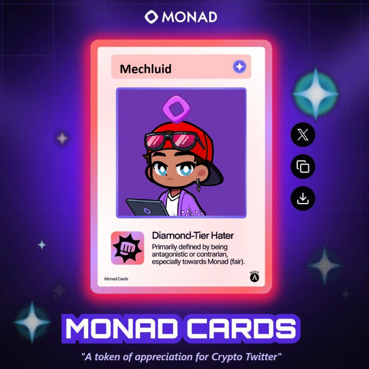 Just received my Monad card ☺️

Looks like we’ve got 3 nomination slots 👀

If you need one, drop a comment and let me know why you think you should be nominated.