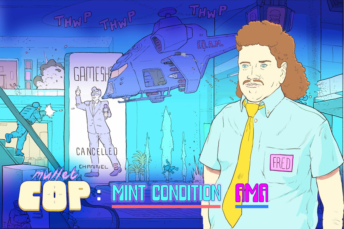 the mullet meets the mic: AMA #1

→ Monday, August 25th @ 11am EST (3pm UTC)

join us on the Stage of Justice in Discord to learn more about the official Mint Condition Collection.