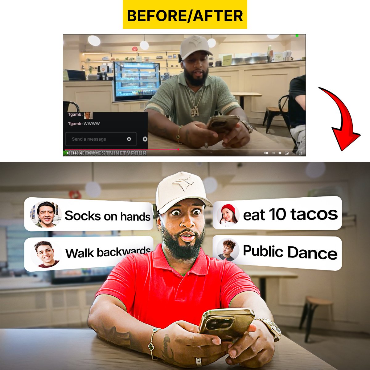 YouTube Thumbnail Design (BEFORE / AFTER)

I’d appreciate your feedback! 

Interested in working together? Drop me a DM! 📩

#youtubethumbnail
#GraphicDesigner #ThumbnailDesigner