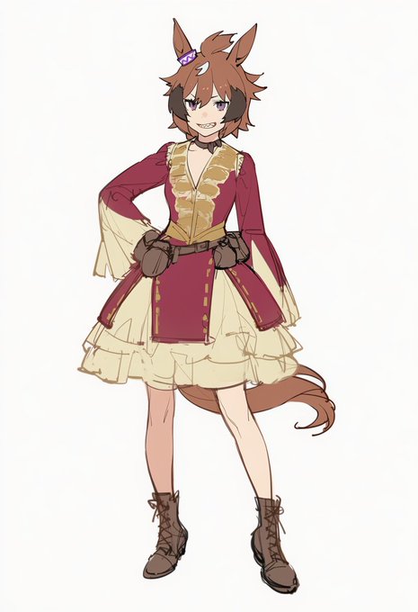 #ウマ娘falloutダービー シンコウウインディ グッドネイバー、ジョン・ハンコックの右腕。資産家の娘だったがレイダーに全て簒奪され、行きついた先で拾われる。現実を知り噛み癖は減ったが、ジョンにだけは別である。「ジョンのお嫁さんになるのだ!」「ガキには早ェよ、十年後出直しな」