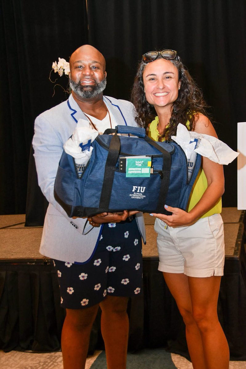 Congratulations to Ms. Sanchez for being the lucky recipient of our FIU Swag Bag <a href="/DASA1498/">DASA</a> Legacy Conference! <a href="/MDCPS/">Miami-Dade Schools</a> <a href="/MDCPSNorth/">M-DCPS North Region</a> <a href="/SuptDotres/">Jose L. Dotres, Ed.D.</a> <a href="/MaeWaltersElem/">Mae M. Walters Elementary</a> #FIUEdLeadership #PawsUp