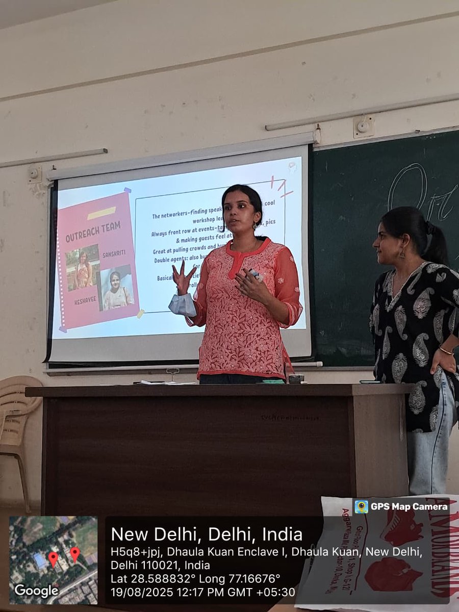 Empathise, The Mental Health Society, SVC conducted Orientation for our society on 19 August 2025 in the Room no. 302 from 11:45am-12:45pm