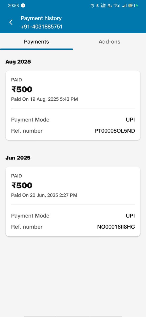 PRASHANTH4274's tweet photo. @JioCare @reliancejio 
Very Bad Service #JioAirFiber  My plan was not activated for four hours after I recharged I'm trying to contact @JioCare almost I have waited 20min to contact for service but no use. Please check my screen shots and resolve ASAP https://t.co/vdRTLJpCYC