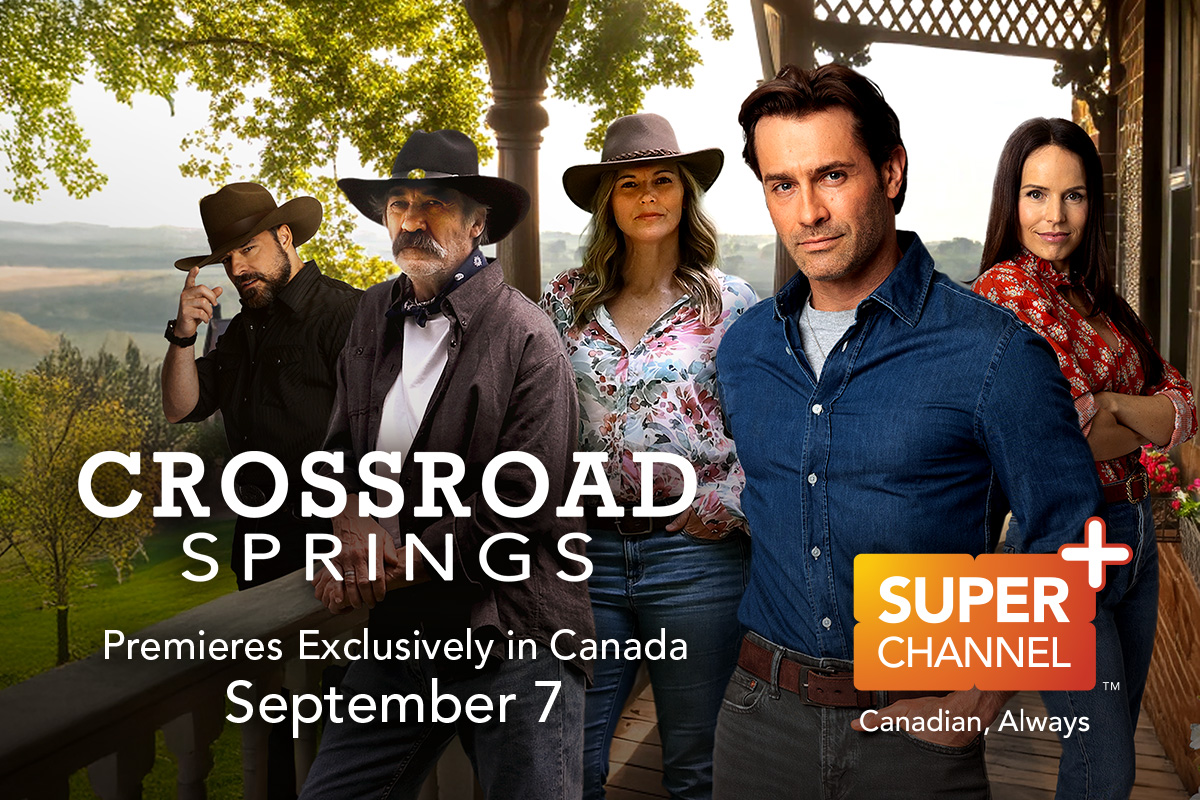SuperChannel's tweet image. Save the Date! 📆 ✨

Crossroad Springs Season 1 Premieres Sunday, September 7 at 8pm ET on Super Channel Heart &amp;amp; Home, On Demand, ad-free on Super Channel+. The countdown is on — keep your eye out for more updates! 🍁

superchannel.ca/Crossroad-Spri…

#CrossroadSprings #NewSeries