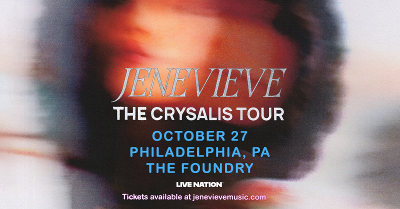 The Fillmore Philadelphia (@fillmorephilly) on Twitter photo JUST ANNOUNCED ๐ชฉ <a href="/jenevievemusic/">Jenevieve</a> - The CRYSALIS Tour at The Foundry on October 27!
Tickets go on sale Friday, August 22 at 10AM
๐ซ ๐ livemu.sc/3UCw9iZ JUST ANNOUNCED ๐ชฉ <a href="/jenevievemusic/">Jenevieve</a> - The CRYSALIS Tour at The Foundry on October 27!
Tickets go on sale Friday, August 22 at 10AM
๐ซ ๐ livemu.sc/3UCw9iZ