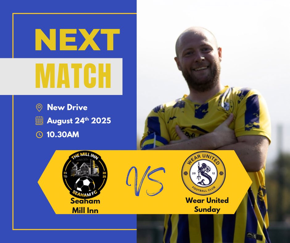 Back to league action this Sunday after our cup victory last weekend 🟡🔵🟡🔵⚽️⚽️⚽️