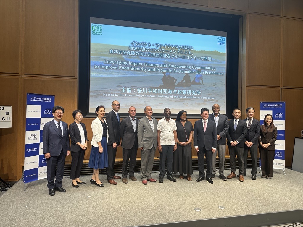 Participating in a high-level panel hosted by the Sasakawa Peace Foundation on the margins of TICAD, our Executive Director spoke about how GCERF’s investments in coastal communities in Africa are promoting security and sustainability, simultaneously creating local economic