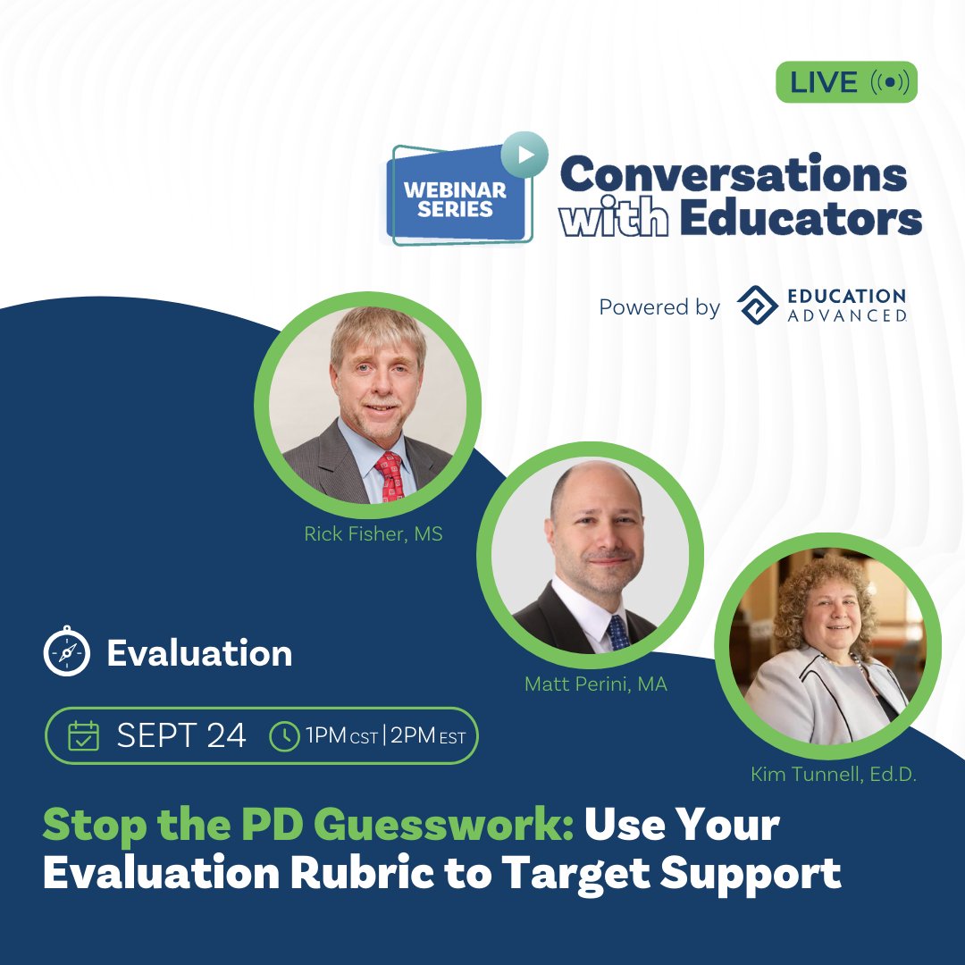 EdAdvanced's tweet photo. Back-to-School = Back to Walkthroughs

Ready to make those early observations actually drive growth? 🎯 Join us Sept 24 for a convo on how to turn rubric data into targeted PD that sticks — without overloading your team. Save your seat >>> https://t.co/OHxjO7OPWD https://t.co/5fMf1uLWsN