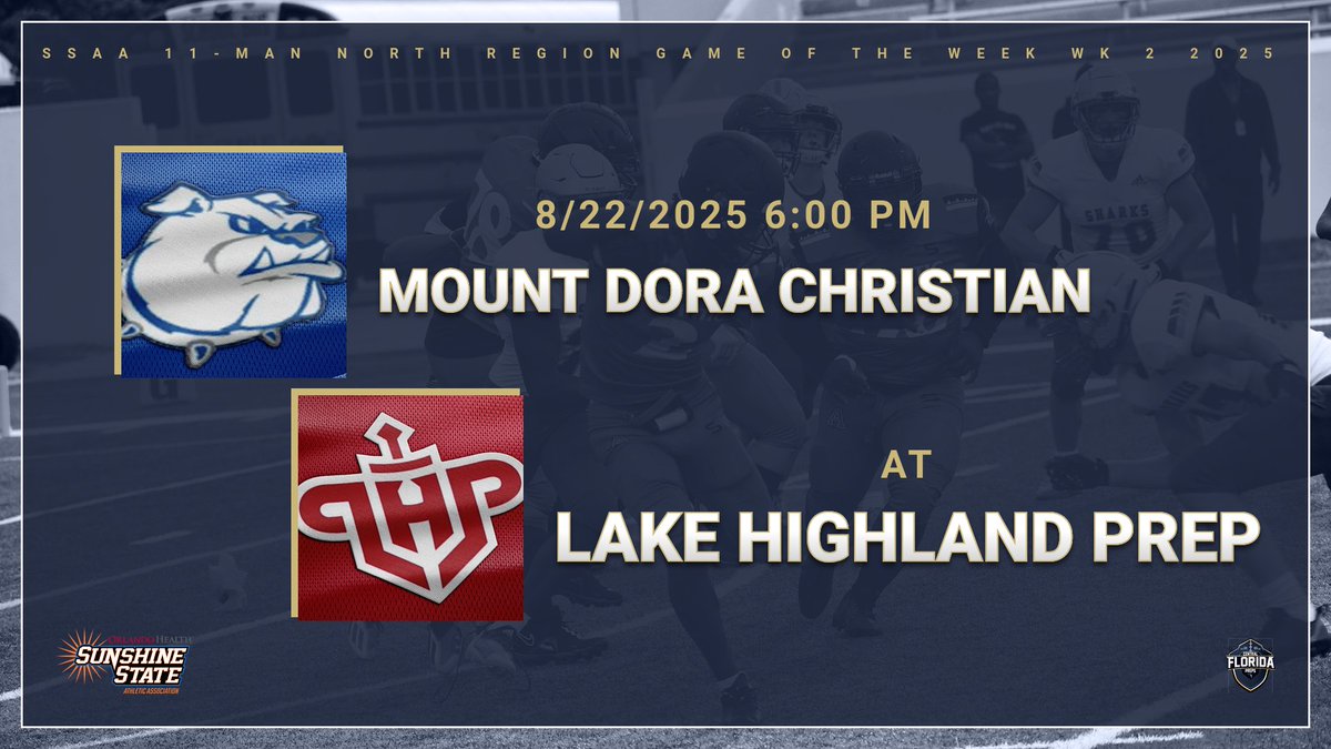 Central Florida Preps (@cenflapreps) on Twitter photo SSAA 11-MAN NORTH REGION GAME OF THE WEEK
<a href="/LHPS_athletics/">Lake Highland Prep Athletics</a> <a href="/LHPS_football/">LHPS Football</a> <a href="/Coach_Bullock/">Ben Bullock</a> <a href="/MDCAFB/">MDCA Football 🐶🏈</a> <a href="/kolbytackett/">Kolby Tackett</a> <a href="/SSAAFootball/">SSAA Football</a> <a href="/SSAAAthletics/">SSAA Athletics</a> <a href="/FLHSFB6A7A/">Florida HS Football</a> <a href="/itgnext_florida/">ITG Next - Florida</a> <a href="/CitrusGridiron/">The Citrus Gridiron</a> <a href="/FL_MAXPREPS/">FLORIDA MAXPREPS</a> <a href="/RossVDG14/">Ross Van De Griek</a> <a href="/THEPLATFORMDR/">THE PLATFORM</a> <a href="/FLgridironpreps/">Florida Gridiron Preps</a> <a href="/FlaHSFootball/">FloridaHSFootball.com</a> <a href="/Andy_Villamarzo/">Andy Villamarzo</a> SSAA 11-MAN NORTH REGION GAME OF THE WEEK
<a href="/LHPS_athletics/">Lake Highland Prep Athletics</a> <a href="/LHPS_football/">LHPS Football</a> <a href="/Coach_Bullock/">Ben Bullock</a> <a href="/MDCAFB/">MDCA Football 🐶🏈</a> <a href="/kolbytackett/">Kolby Tackett</a> <a href="/SSAAFootball/">SSAA Football</a> <a href="/SSAAAthletics/">SSAA Athletics</a> <a href="/FLHSFB6A7A/">Florida HS Football</a> <a href="/itgnext_florida/">ITG Next - Florida</a> <a href="/CitrusGridiron/">The Citrus Gridiron</a> <a href="/FL_MAXPREPS/">FLORIDA MAXPREPS</a> <a href="/RossVDG14/">Ross Van De Griek</a> <a href="/THEPLATFORMDR/">THE PLATFORM</a> <a href="/FLgridironpreps/">Florida Gridiron Preps</a> <a href="/FlaHSFootball/">FloridaHSFootball.com</a> <a href="/Andy_Villamarzo/">Andy Villamarzo</a>