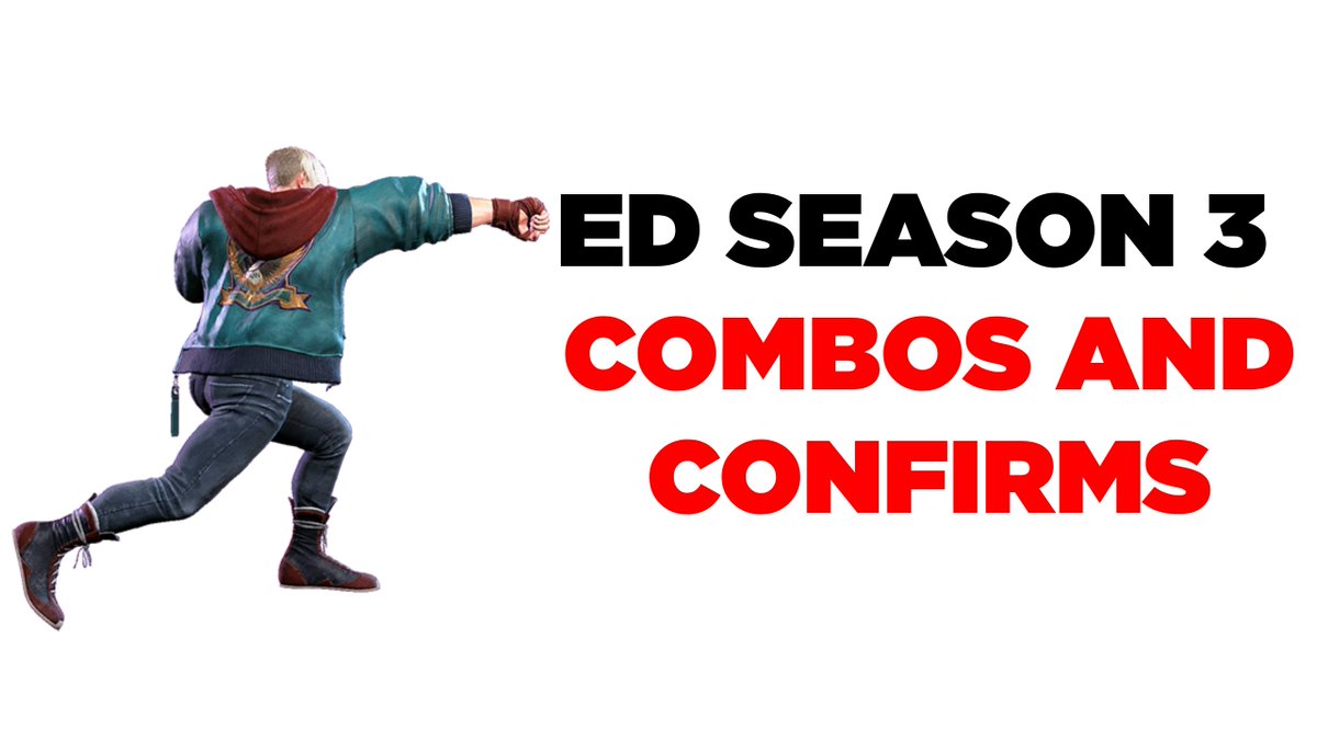 a few weeks ago i released my Ed season 3 combo guide and its already at 2k views, atm is the most updated ed resource combo wise so if you're learning the character check it out while im working on the general character guide! (Link below) #SF6_ED