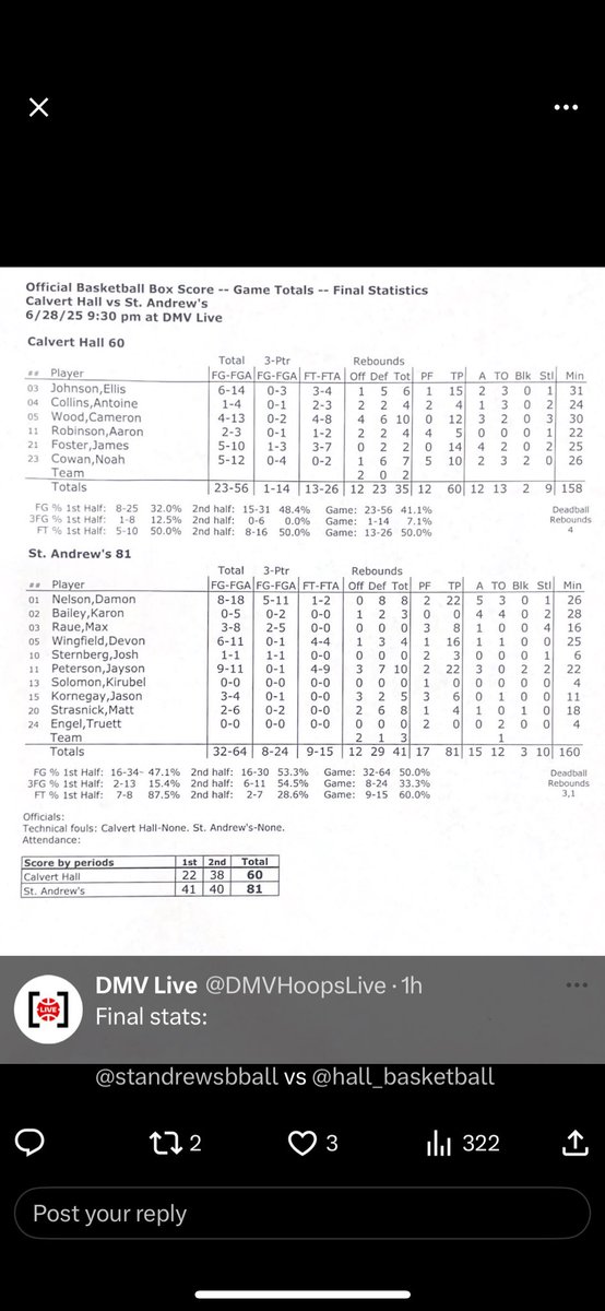 James Foster tweet media