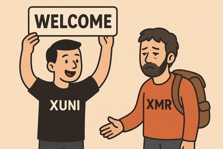 To all Privacy Coin peeps. It doesn't hurt to diversify! XUNI's CryptoNight Conceal Algorithm and ASIC Resistance means 51% attacks would be very expensive and not trivial. Long-term security also depends on community participation. $XUNI $XMR <a href="/Ultranotecoin/">UltraNote Infinity ($XUNI)</a> #ProofOfWork #Privacy