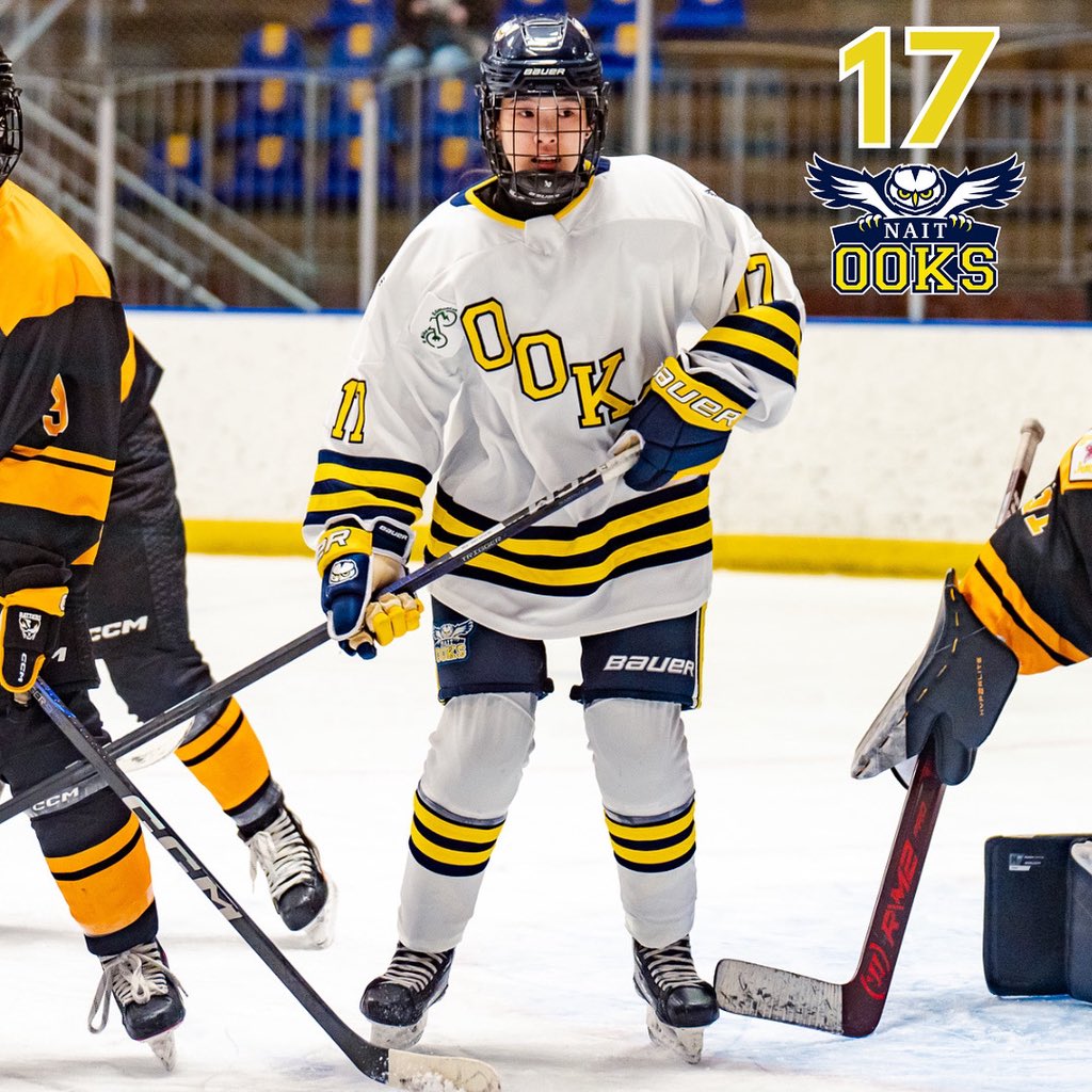 We’re 17 days away from our first game of the 2025-2026 season. Heres a fun facts about our very own #17 Caitlyn Tong:
 
Describe yourself using only emojis — no words.  😴🤗🐶🫨🫶

#WedefineNAIT
#Ooks
#DefendTHENORTH
#OoksSOARTogether
#NAIT