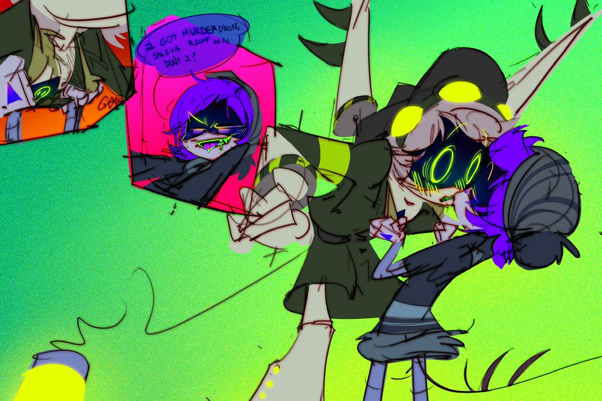 raha_rajah's tweet photo. Uzi testing things out (trying out posting comics on here!) 
(1/2) https://t.co/vTt4DcDHS8