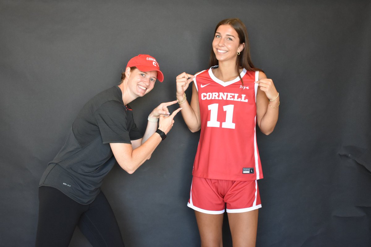 brookedenler's tweet photo. Had an amazing unofficial visit at @CornellWBB thank you so much to the coaching staff for a great visit! #runred ❤️🐻 https://t.co/YSYE9mCOAl