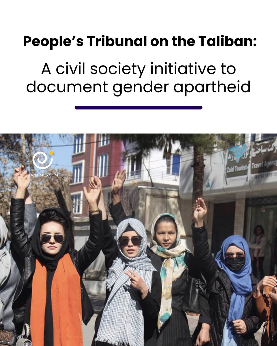 Four Afghan civil society organisations launched the People’s Tribunal for Women of Afghanistan before the Permanent People’s Tribunal (PPT) to address the systematic human rights abuses faced by women and girls since the Taliban’s return to power.
zantimes.com/2025/08/19/peo…