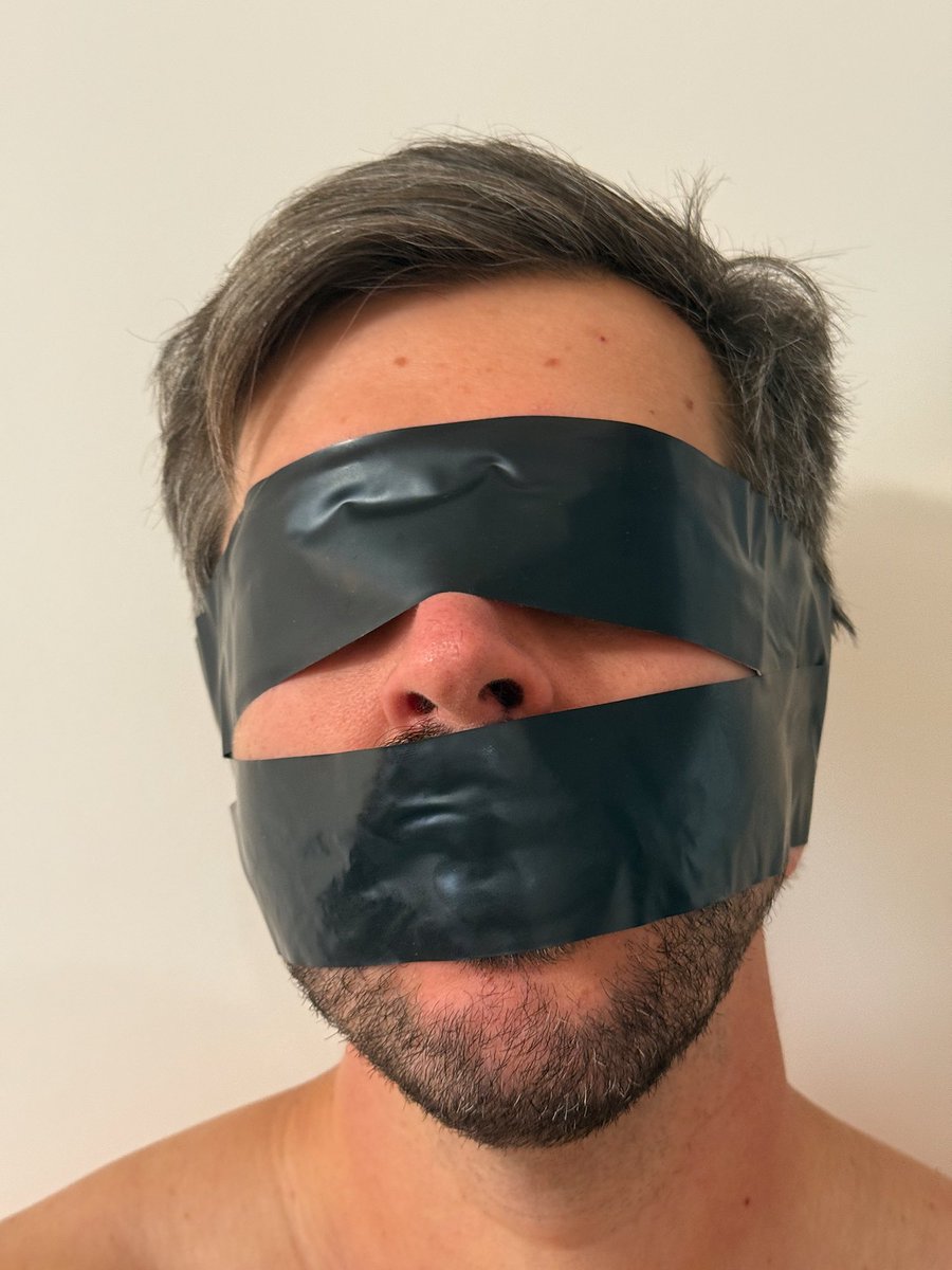 When people see me they think I'm a strong straight man, how wrong they are about me #Gay #slave #bondage #bdsm #kink #ducttape