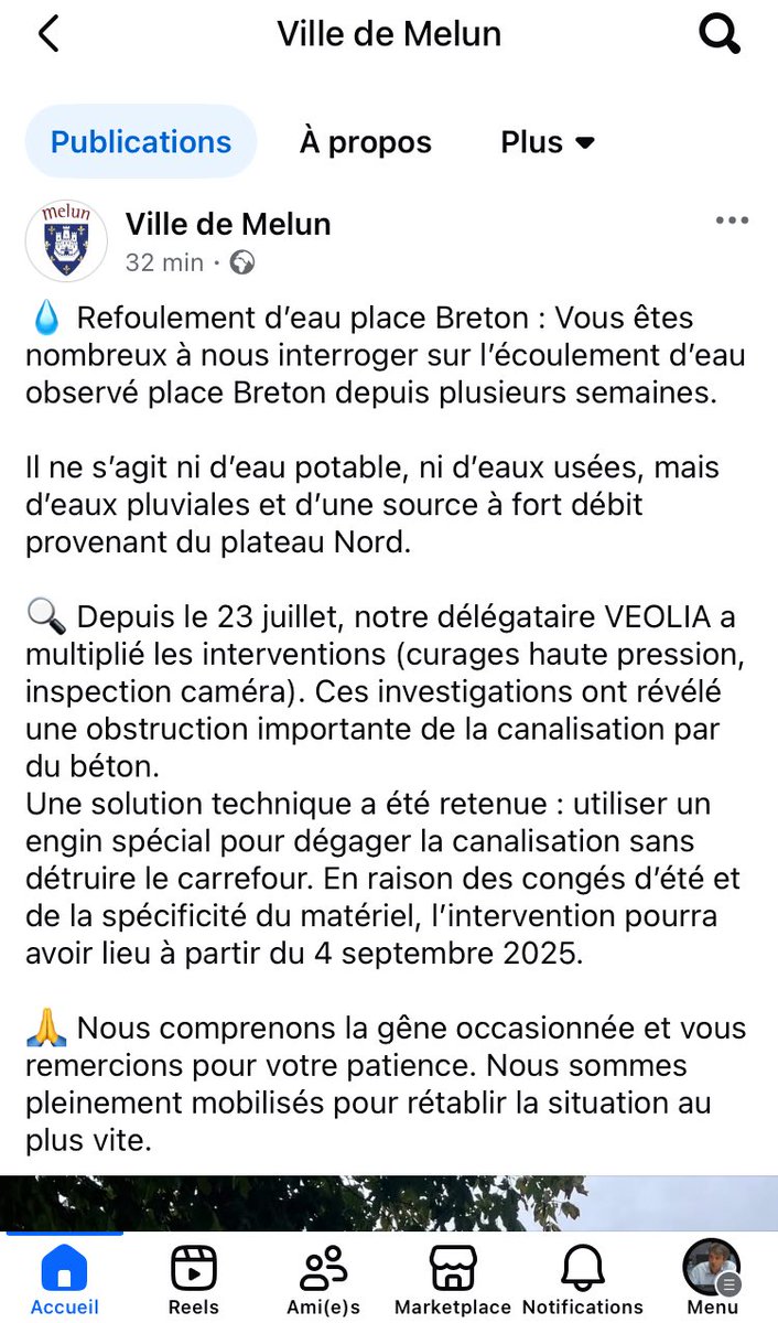 mika77's tweet photo. « Refoulement d’eaux pluviales depuis plusieurs semaines » en plein mois d’août
qui dit mieux ? #Melun https://t.co/D6jnEKhXT7