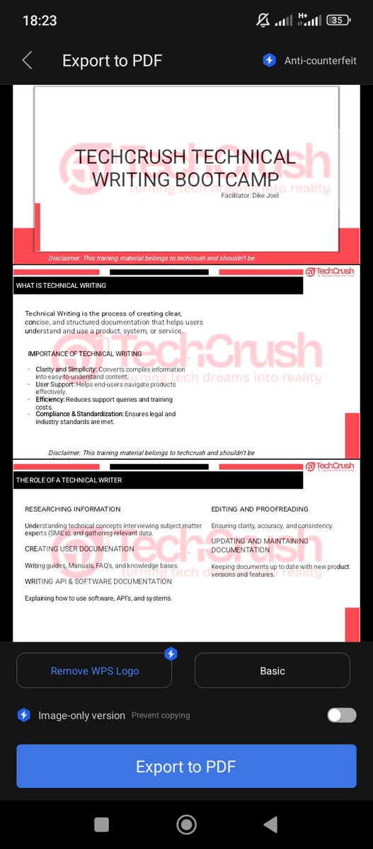 GoodnessOnu_'s tweet image. Huge appreciation to @TechCrushHQ for the Technical Writing Scholarship.

Week 1 of the bootcamp has been insightful, learning the foundations of technical writing, clarity, and documentation best practices.

Excited for the journey ahead!

#TechnicalWriting #TechCrush
