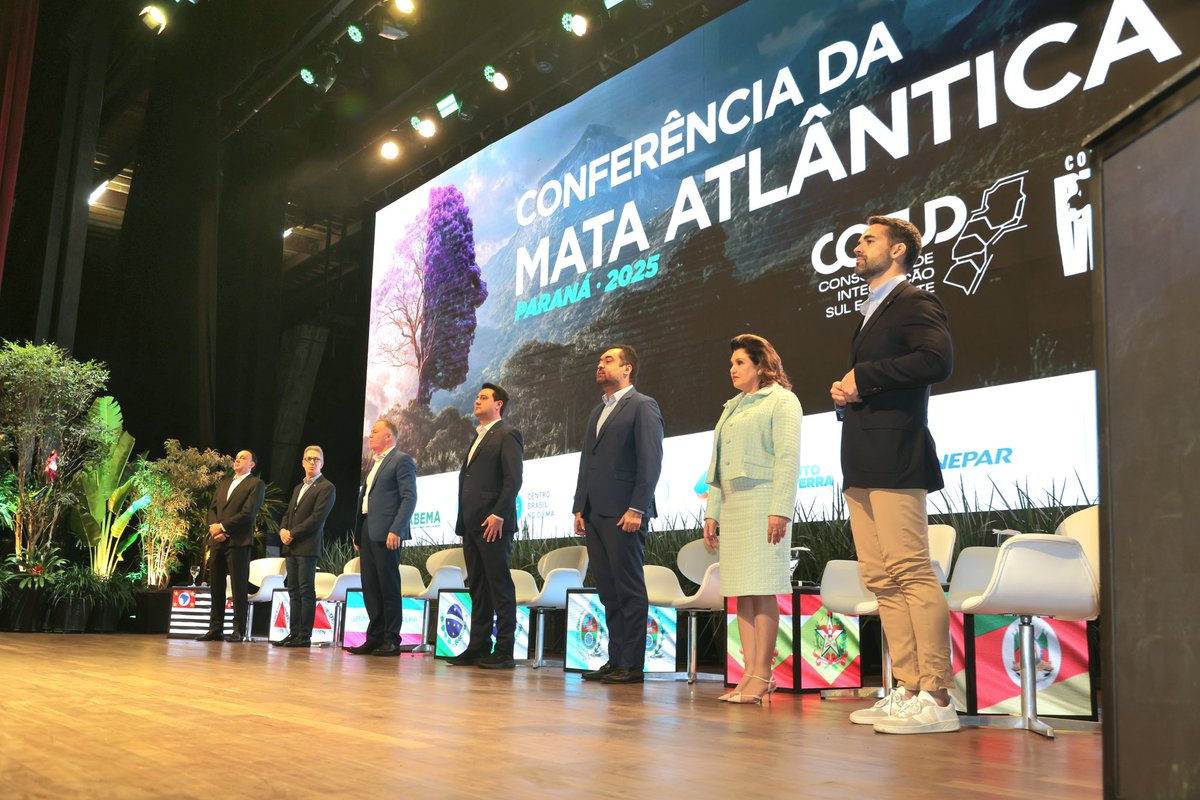 claudiocastroRJ's tweet photo. O foco desta edição é a Mata Atlântica, bioma vital que abriga mais de 70% da nossa população.
Integração é o caminho para um futuro mais sustentável para todos!
#COSUD #IntegraçãoSulSudeste https://t.co/CO5ZaW0jF5