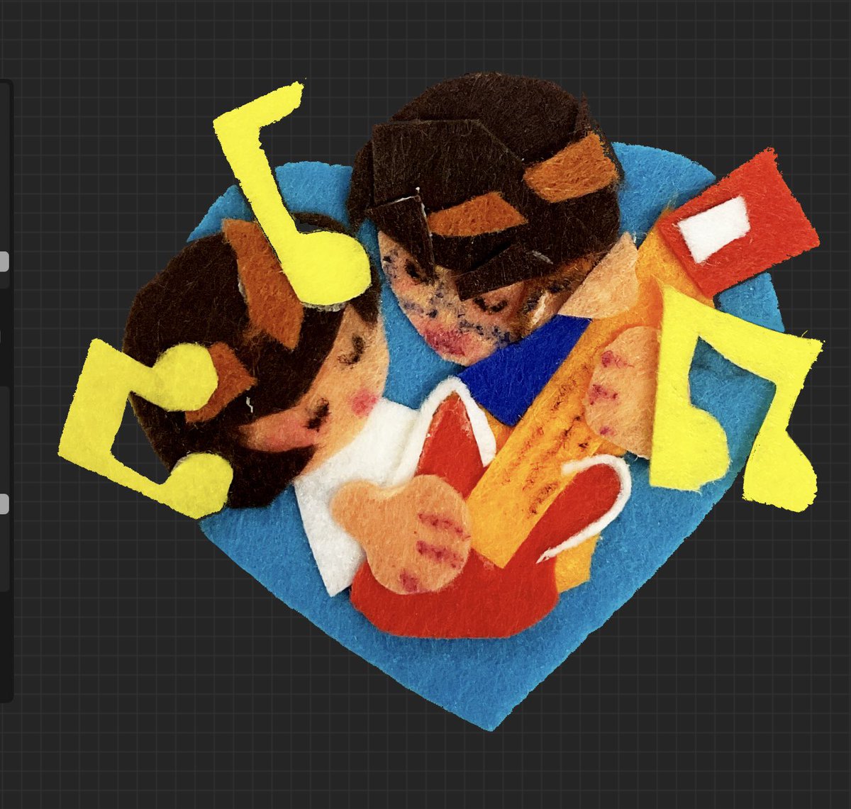 splatbones's tweet photo. beach boys felt stickers for my friend https://t.co/hmv1ScSpCl