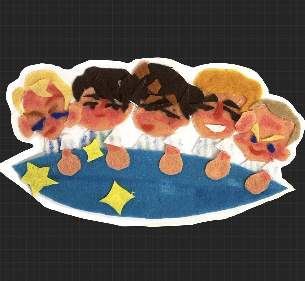 splatbones's tweet photo. beach boys felt stickers for my friend https://t.co/hmv1ScSpCl