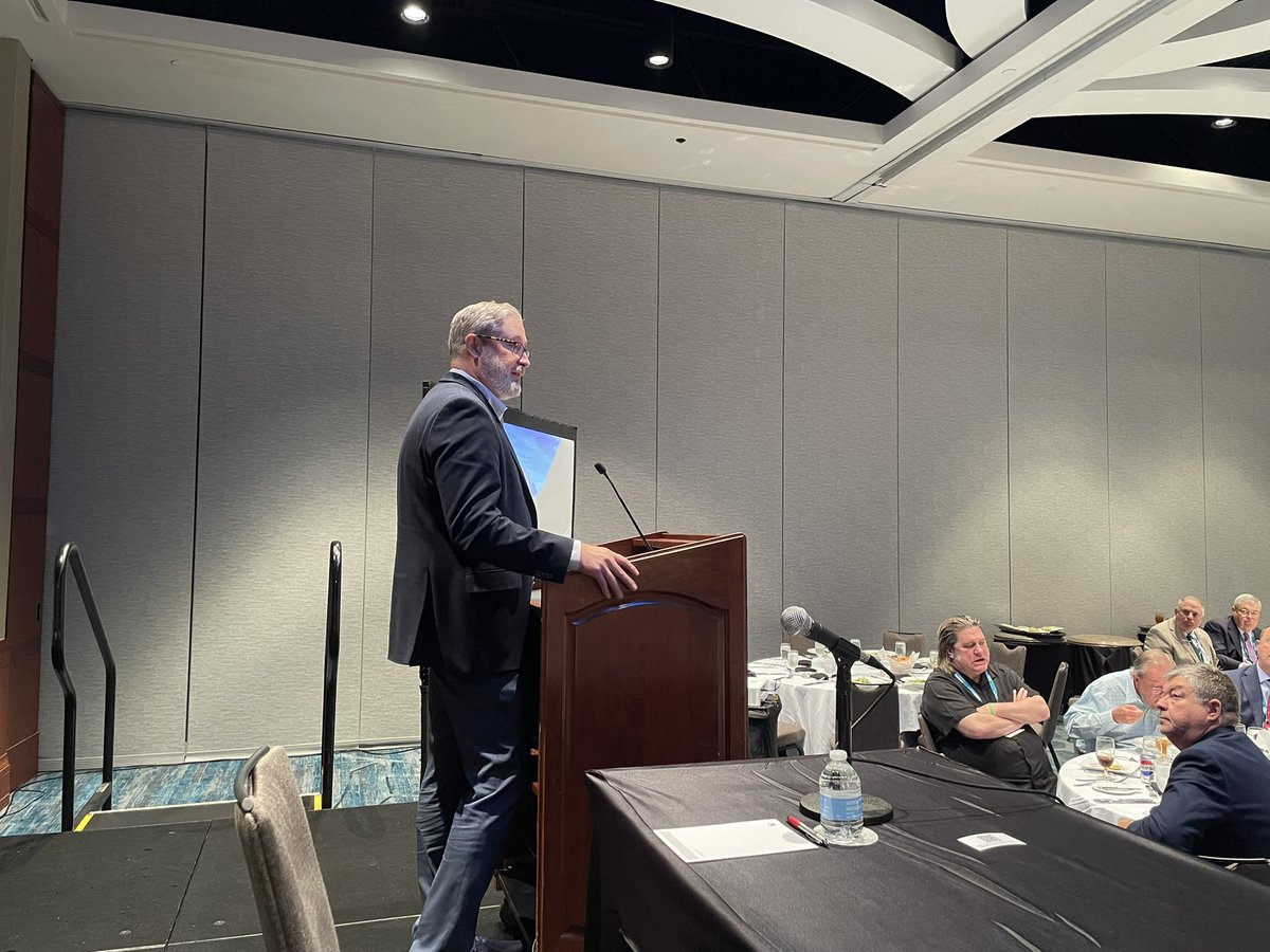 workcompking's tweet image. New @KidsChanceInc CEO Chris Letsos is addressing the National Association of Workers’ Compensation Judiciary at @wci360