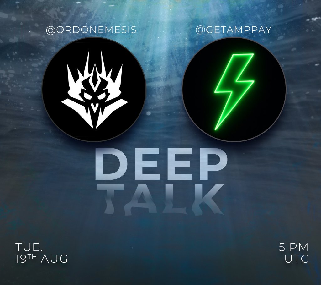 🎙️ DeepTalk EP.113 🎙️

Featuring <a href="/GetAmpPay/">Amp Pay</a> — “the best (non) bank, bank you could ask for.” 🤔
Let’s find out if they live up to the claim!

⏰ Tonight, 5PM UTC
💸 Audience rewards are waiting as always!