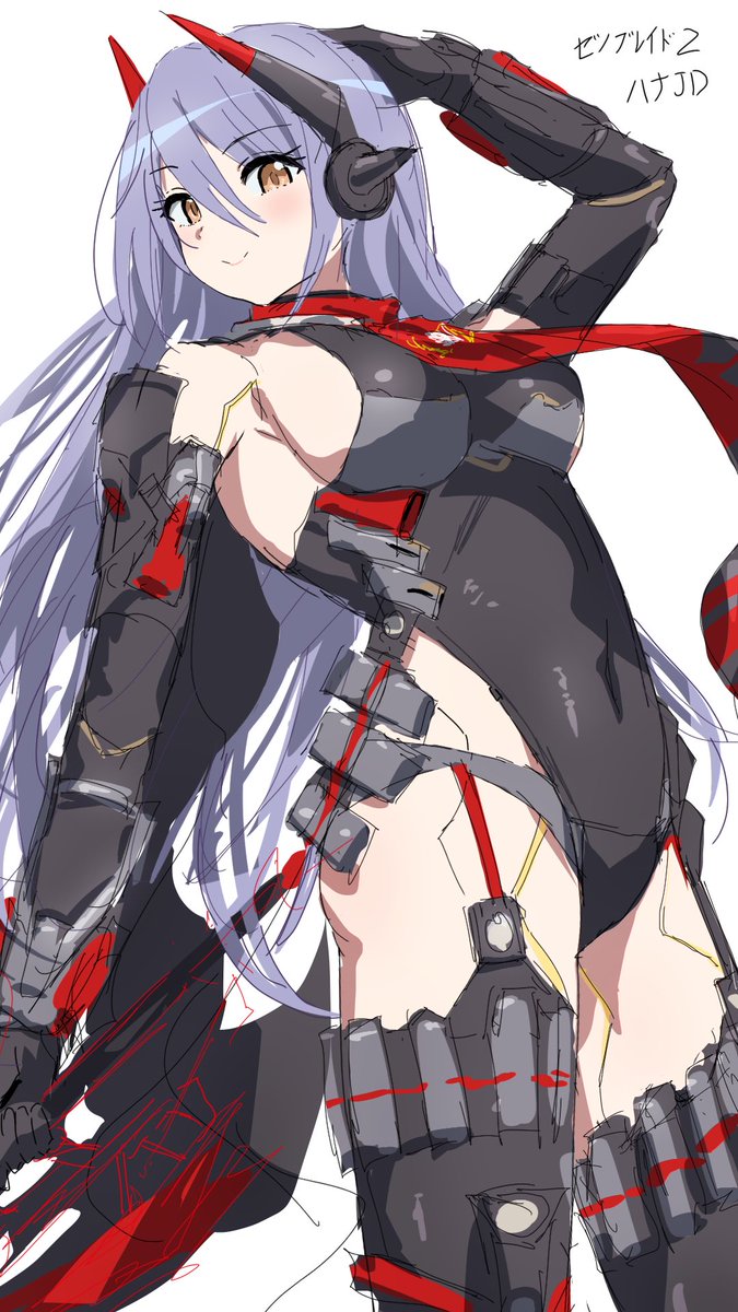 ゼノブレイド2にハナJDってのが居てな落書き