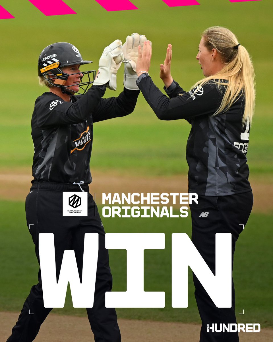 Beth Mooney and Kathryn Bryce take Manchester Originals to a huge win! 🌟

#TheHundred | #RoadToTheEliminator