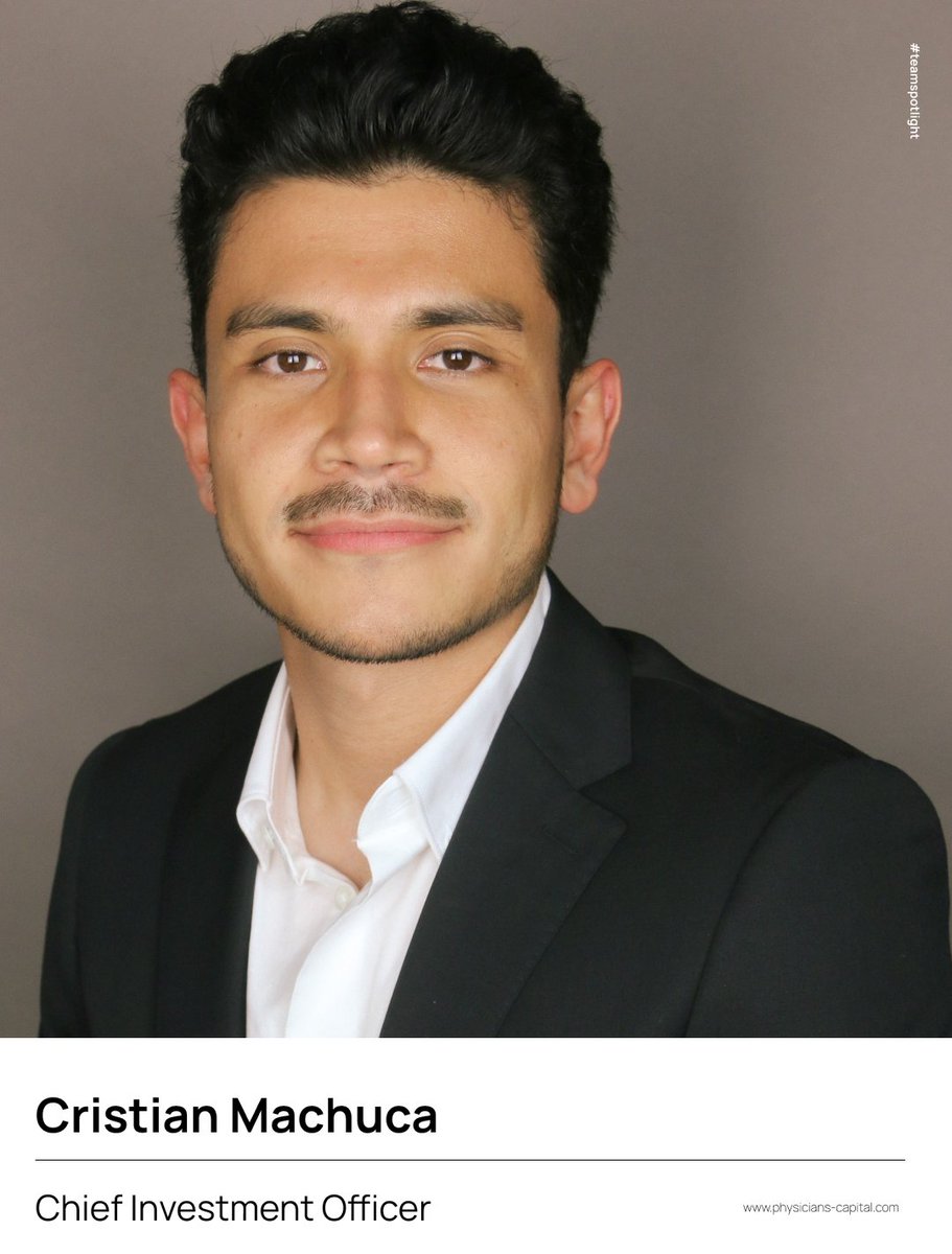 PhysCap's tweet photo. Meet Cristian Machuca - Chief Investment Officer at Physicians Capital.

A UC Berkeley Haas alum with $400M+ in acquisitions and past roles at Cypress Equity &amp; Essex Property Trust, Cristian brings sharp execution and vision to physician-led real estate.

#PhysicianInvesting https://t.co/Uhxlphqs7S