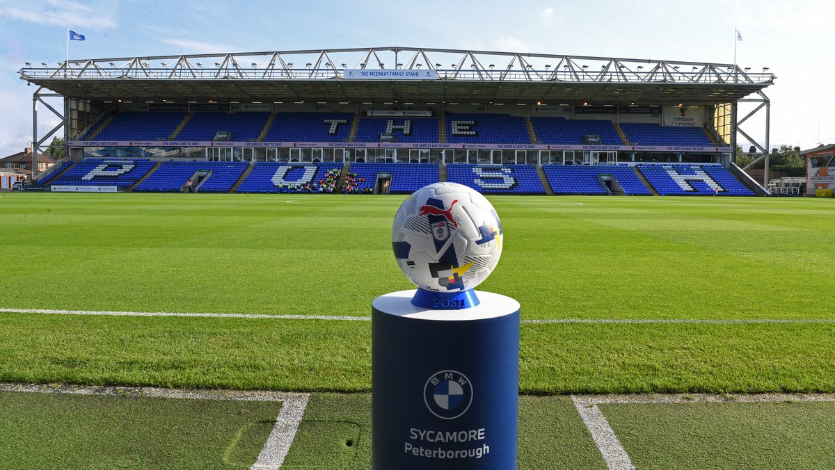 BarnsleyFC's tweet photo. Weston Homes Stadium, Peterborough 📍

The scene of tonight's action! 📸 https://t.co/DibwLQfIpL