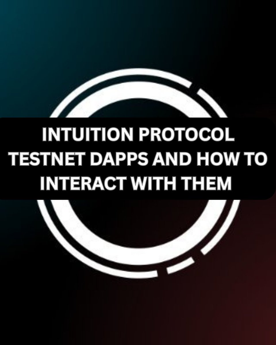 ใ ๐ต๐๐๐ ใ๐๏ธ (@0xxnuel) on Twitter photo A DETAILED GUIDE ON INTERACTING WITH THE INTUITION PROTOCOL TESTNET DAPPS.
The <a href="/0xIntuition/">Intuition ๐๏ธ</a> testnet launched few days ago and since then a lot of updates have been shipped from both the team and community..
Here's a likkle guide on how to interact with the $TRUST layer testnet A DETAILED GUIDE ON INTERACTING WITH THE INTUITION PROTOCOL TESTNET DAPPS.
The <a href="/0xIntuition/">Intuition ๐๏ธ</a> testnet launched few days ago and since then a lot of updates have been shipped from both the team and community..
Here's a likkle guide on how to interact with the $TRUST layer testnet