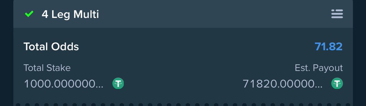 Mrbankstips's tweet photo. ⚽️ tips on Stake 

33 odds https://t.co/edlCKwKwbE

48 odds https://t.co/NMnvFrwHzI

48 odds https://t.co/ZLO2r3CQub

72 odds https://t.co/rwk52TsIn2

REGISTER A STAKE ACCOUNT VIA LINK https://t.co/zNIDViatL5

Use Promo code banks for weekly airdrops and bonuses 

Dm https://t.co/ImeKoLSH9Y bet deposit enquiries, 💯 reliable. ✅
 
Join https://t.co/onNA2Iqu00

Here is how to fund your stake account https://t.co/II2UWONJuC

Bet responsibly 🔞🔞