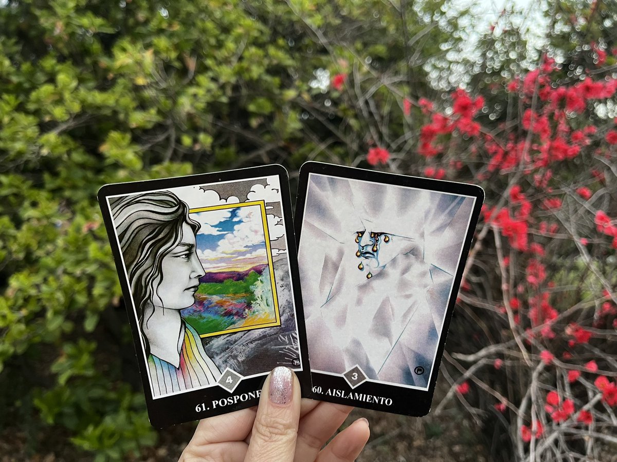 Ya mis queridos les dejo los mensajes bonitos de este tarot osho zen.

Los que eligieron la carta izquierda les apareció la carta posponer que te pregunta hasta cuando quieres posponer esa vida que tanto te gustaría? Esa que sueñas o ese ámbito de tu vida que te imaginas y