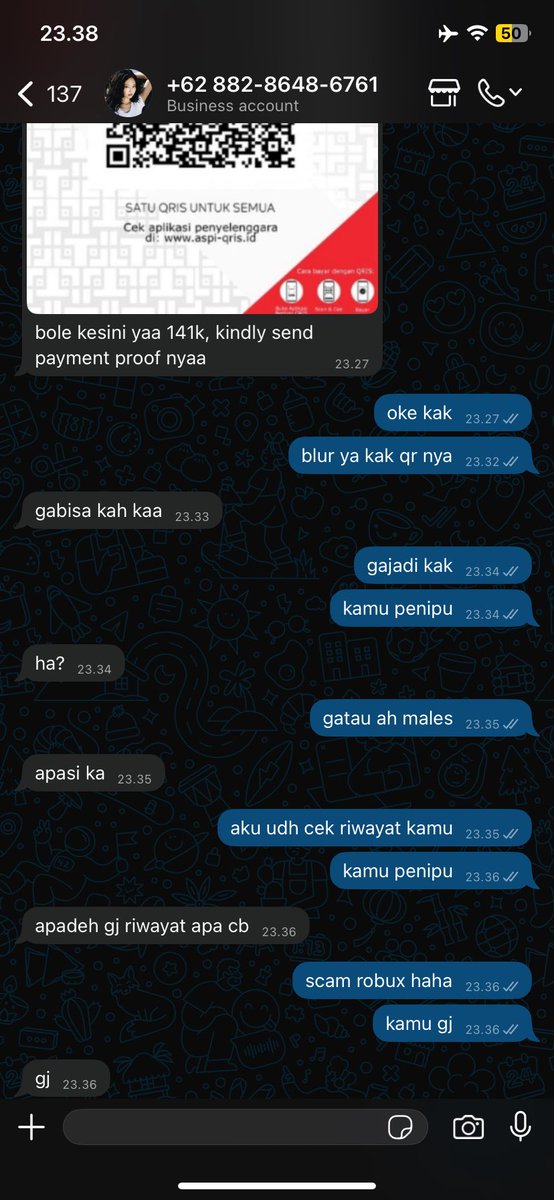 hati hati gess scammer ROBUX berkeliaran lagi 

088286486761 @vist0ree3 #zonauang
x.com/vist0ree3?s=21