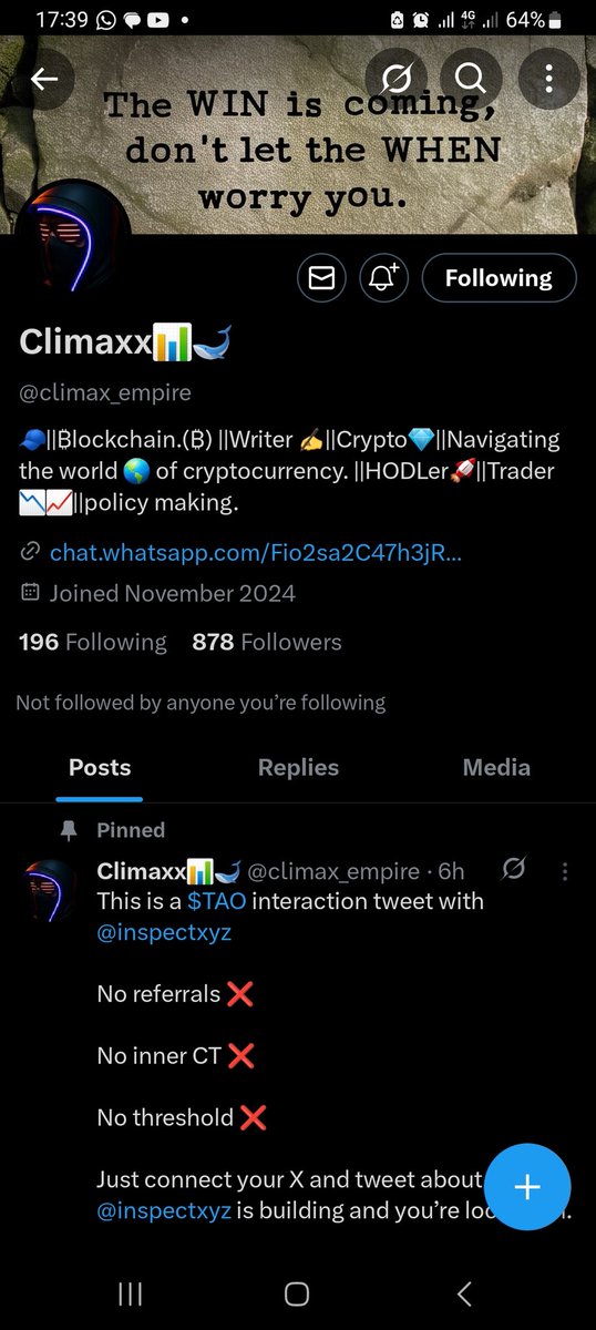Sirtee000's tweet photo. @Simply_Dera1 @climax_empire Done https://t.co/vnDnzTi60m