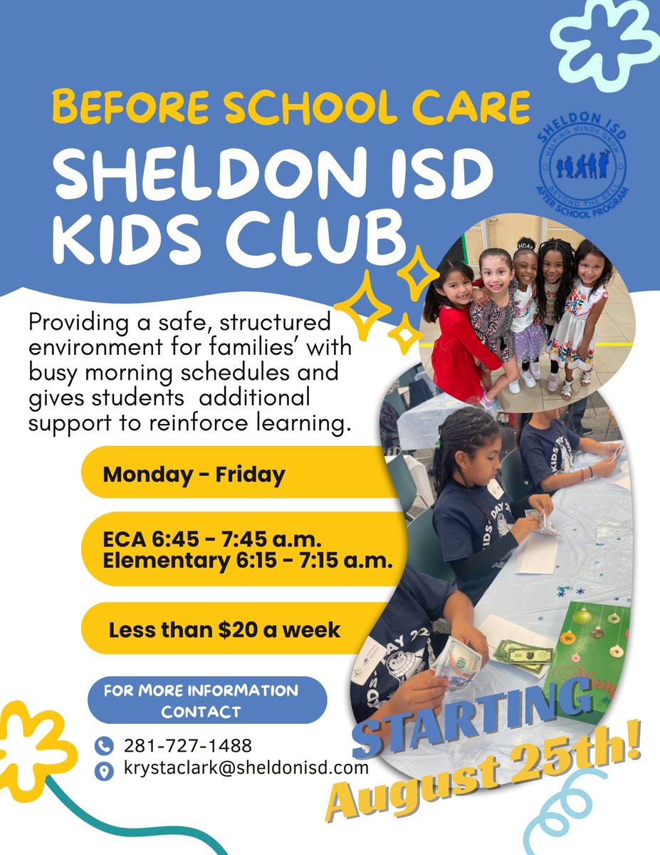 Sheldon ISD After School Program tweet media