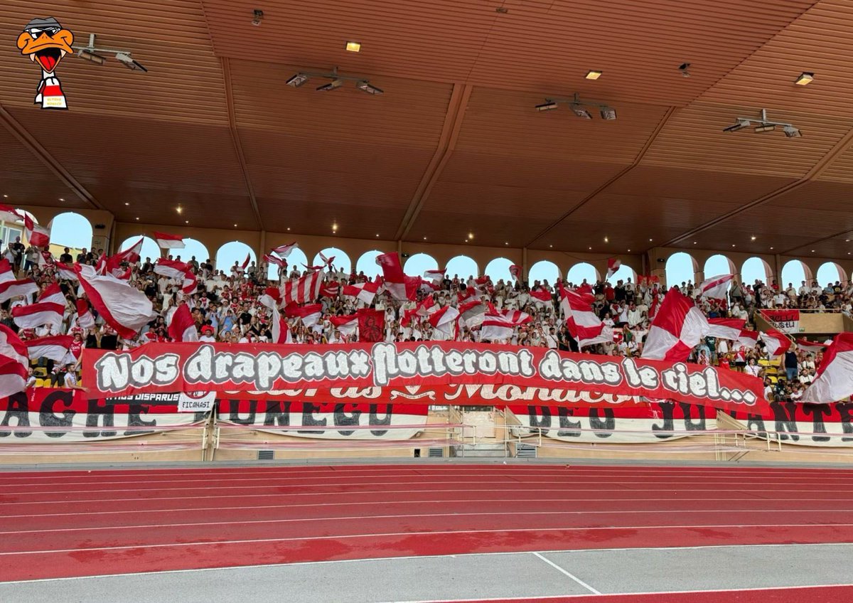 kophopper's tweet image. 🆚 Monaco 3-1 Le Havre 
🗣️ @ULTRASMONACO94 
🇫🇷 Ligue 1. J1 
🗓️ 16.08.2025
#ASMHAC