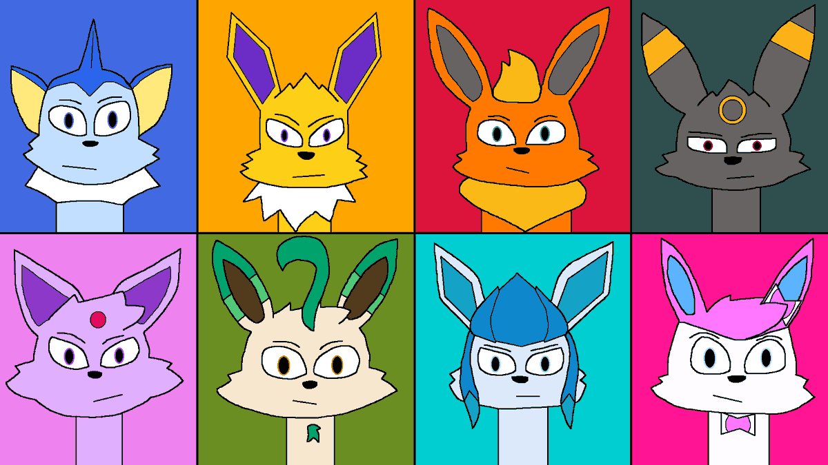 MartinVachkov's tweet photo. You know, I just realized I've been drawing Eevee Evolutions for 6 years! So I decided to make this artwork, to practice my artstyle and see how much I improved. I'm not going to lie, I think that this new updated artstyle of mine looks nice. I hope you like it! https://t.co/GI1qf04AUb