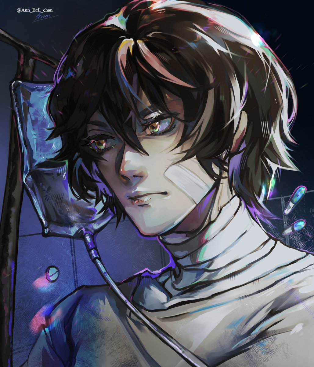 I decided to return to this account. I'll try to be a little more active. I'm going through a rather difficult period in my life, which is symbolized by the fact that this picture was the last one here...

#artists #artwork #bungosd #BSD #DazaiOsamu