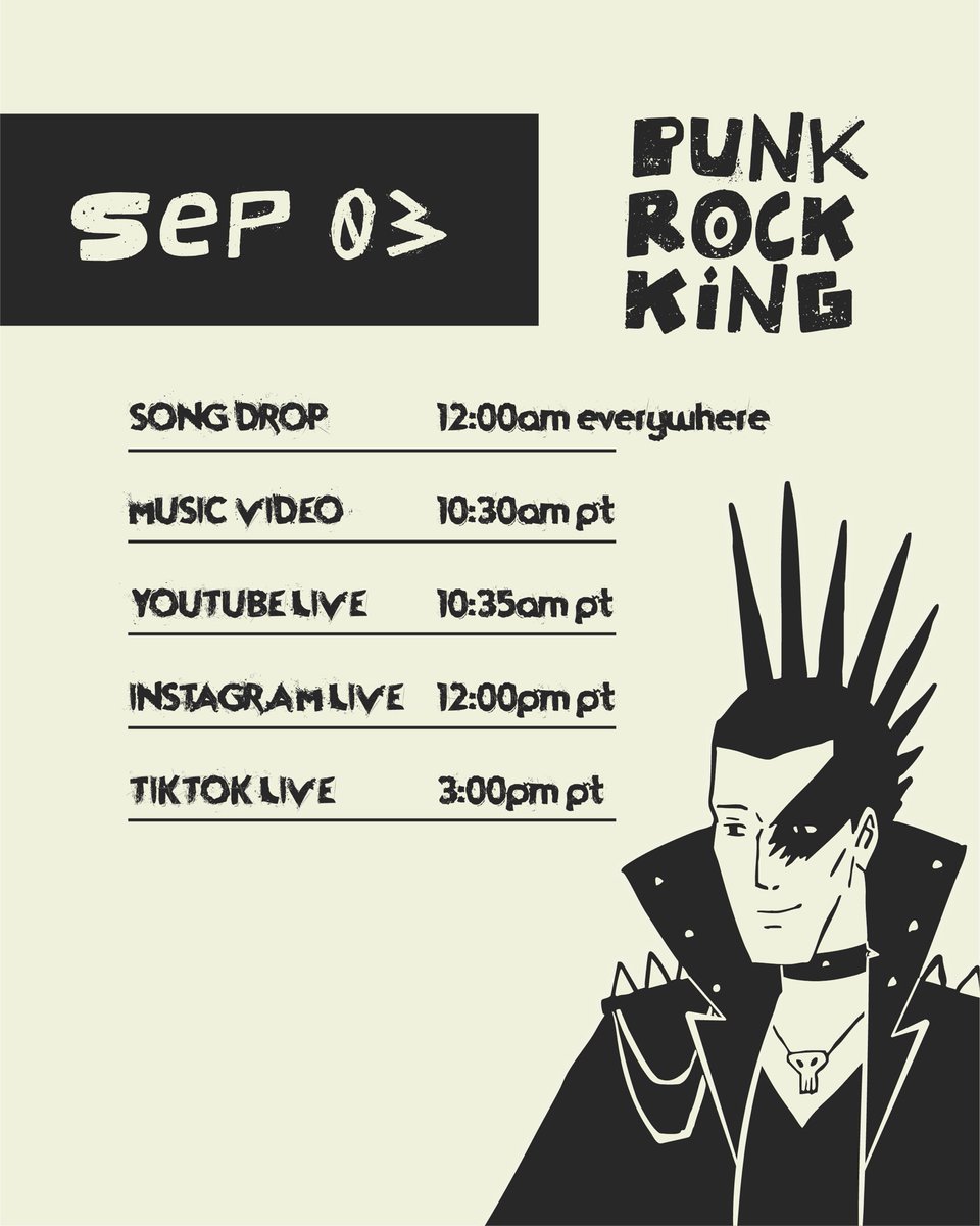 rareamericans's tweet photo. Big day tomorrow. Merch pre-order at 10am PT. ‘Give Up First’ video at 10:30am PT. Livestream right after on YouTube with free merch giveaway’s. Don’t miss it! https://t.co/RmAeTpsE43