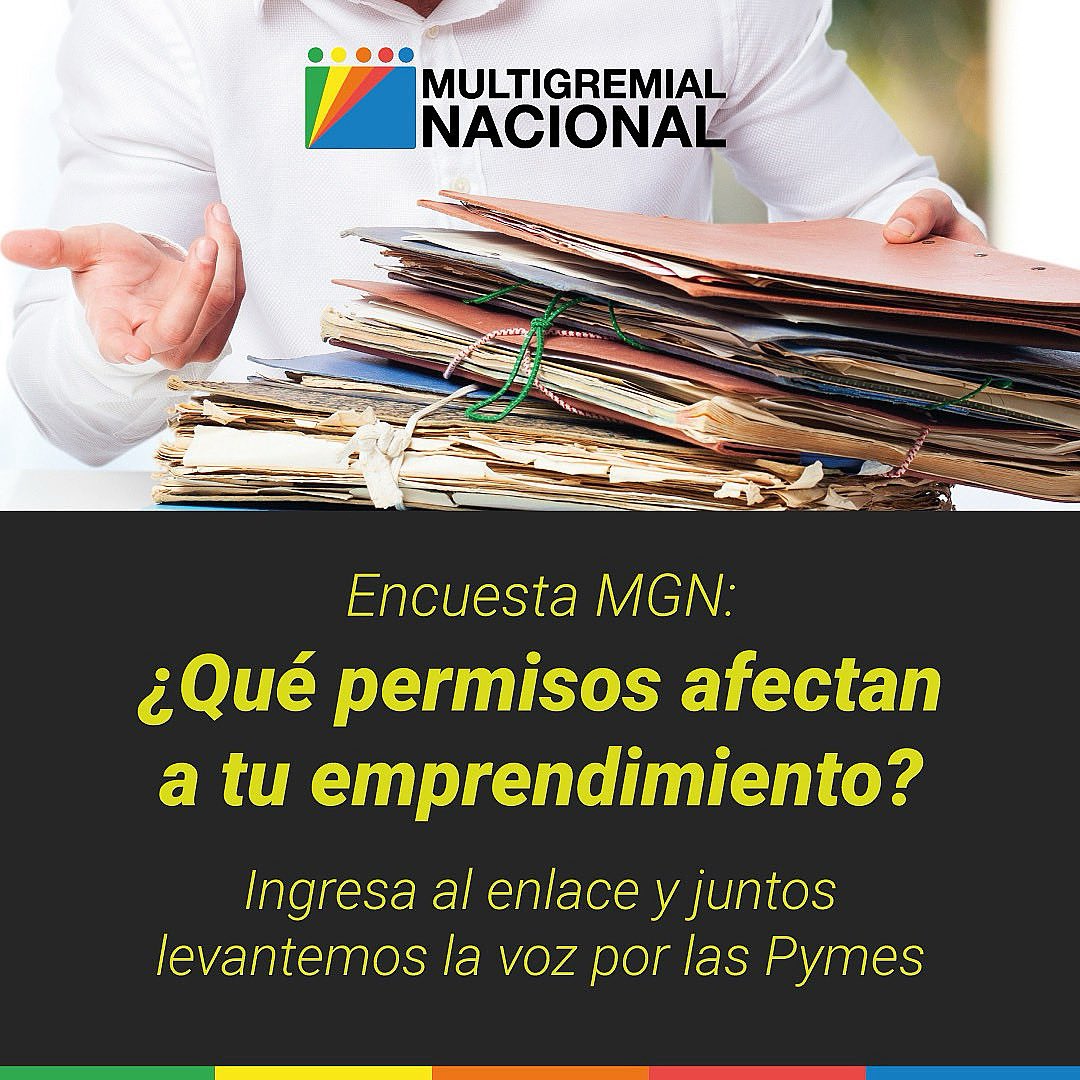 🚀 ¿Qué permisos frenan tu emprendimiento?
Participa en la encuesta y levantemos la voz por las Pymes 👉 forms.gle/gRaeg91CwRjKDR…

#Pymes #Emprendedores #EncuestaM