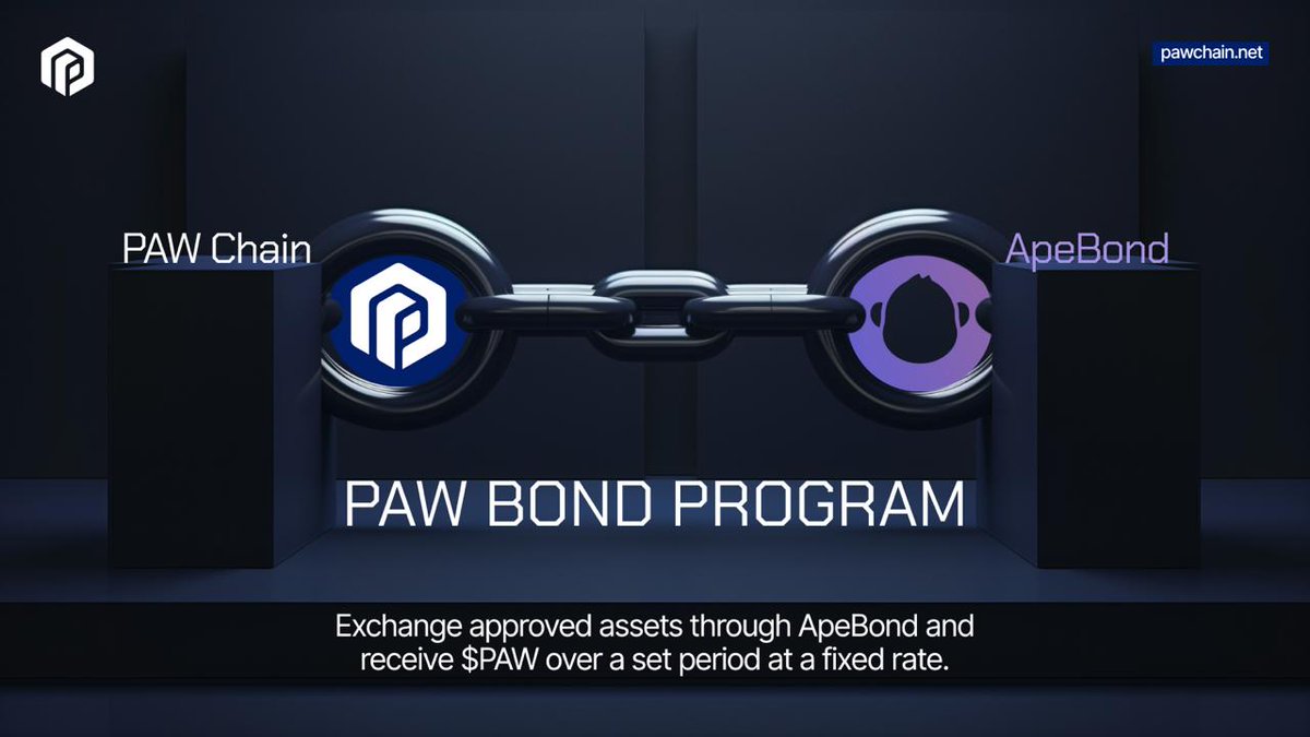 🤝 We’re partnering with <a href="/ApeBond/">ApeBond</a> to launch a new way for the community to get $PAW at a discount.

Here’s how it works ⬇️