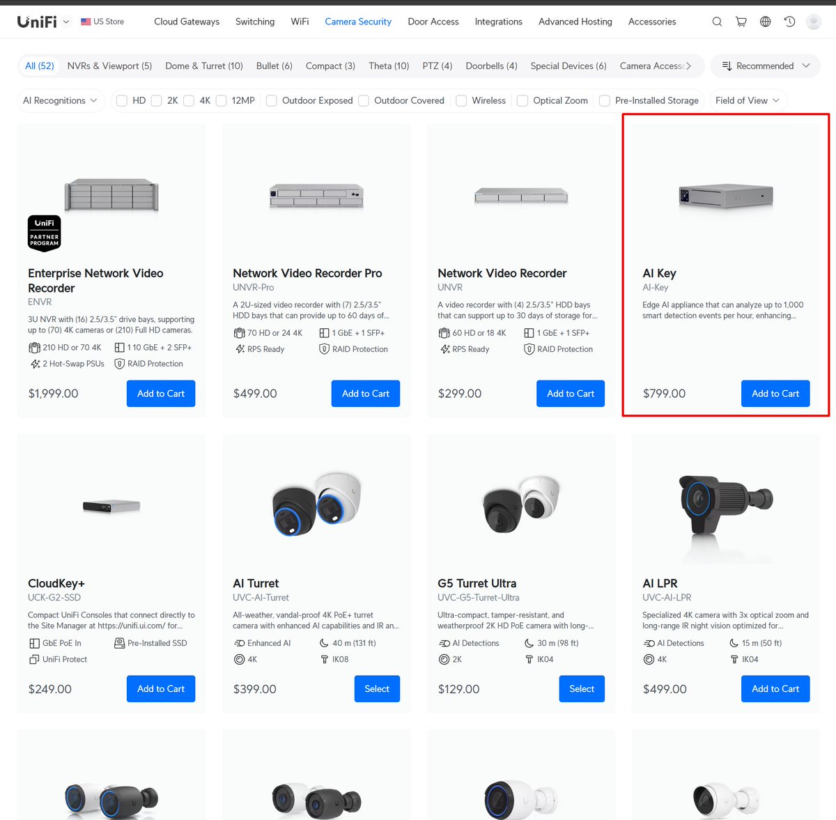 MrExitStrategy's tweet image. Whoaaaa!!! The @Ubiquiti &apos;s Unifi AI Key is BACK IN STOCK!!! I can&apos;t believe this is happening lol 

#unifi #ubiquiti #AIKey